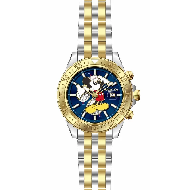 Bold analog watches-Invicta Men's 27375 Disney Mickey Mouse Stainless Steel Watch