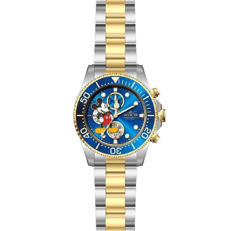 Thick metal watches-Invicta Men's 27390 Disney Mickey Mouse Stainless Steel Watch