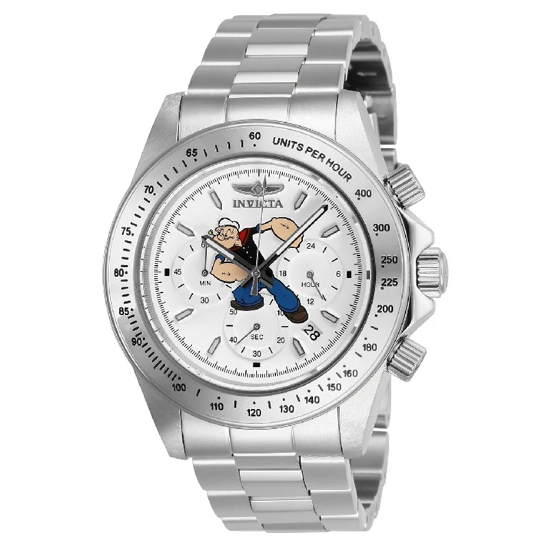 Worn style watches-Invicta Men's 27411 Character Popeye Stainless Steel Watch