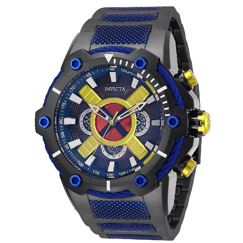 Pure quartz watches-Invicta Men's 27484 X-men Gunmetal Stainless Steel Watch