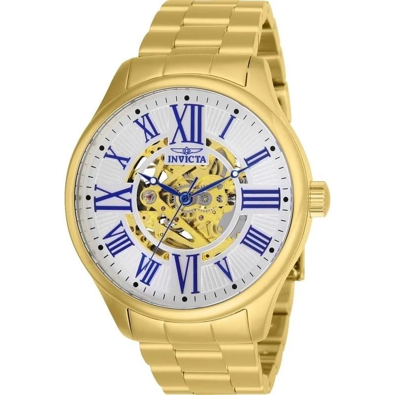 High gloss watches-Invicta Men's 27556 Objet D Art Gold-Tone Stainless Steel Watch