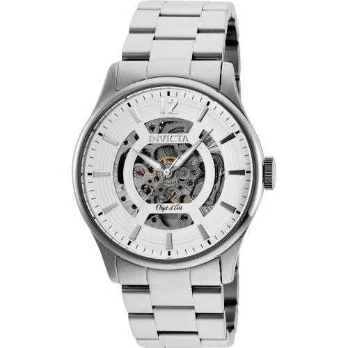 Retro strap watches-Invicta Men's 27570 Objet D Art Automatic Stainless Steel Stainless Steel Watch