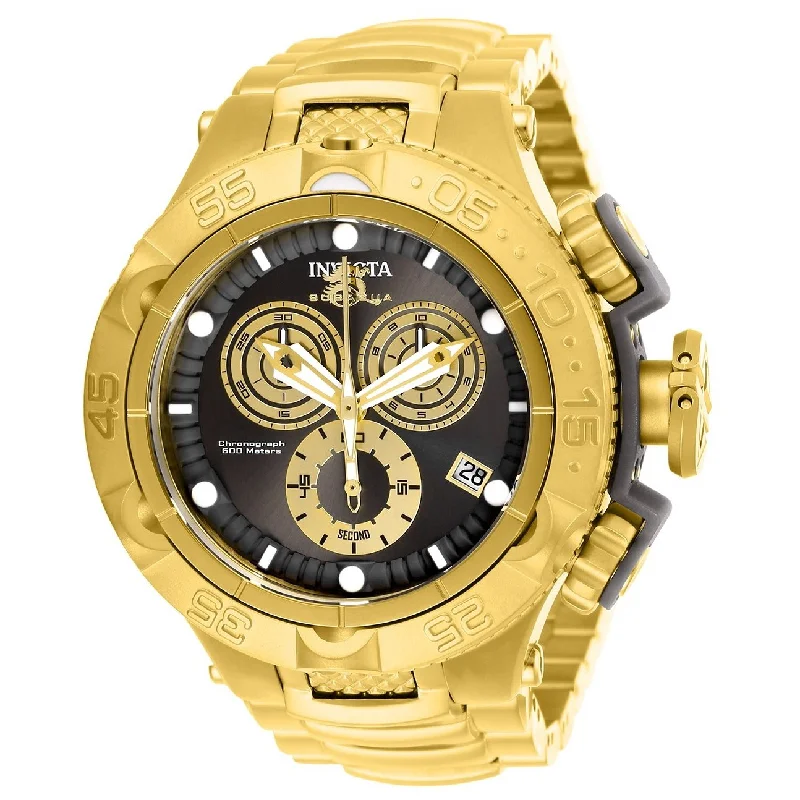 High gloss watches-Invicta Men's 27676 Subaqua Noma V Gold-Tone Stainless Steel Watch