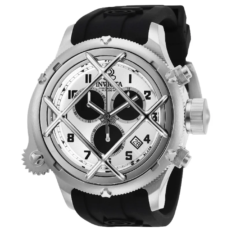 Fine bracelet watches-Invicta Men's 27722 Russian Diver Black Silicone Watch