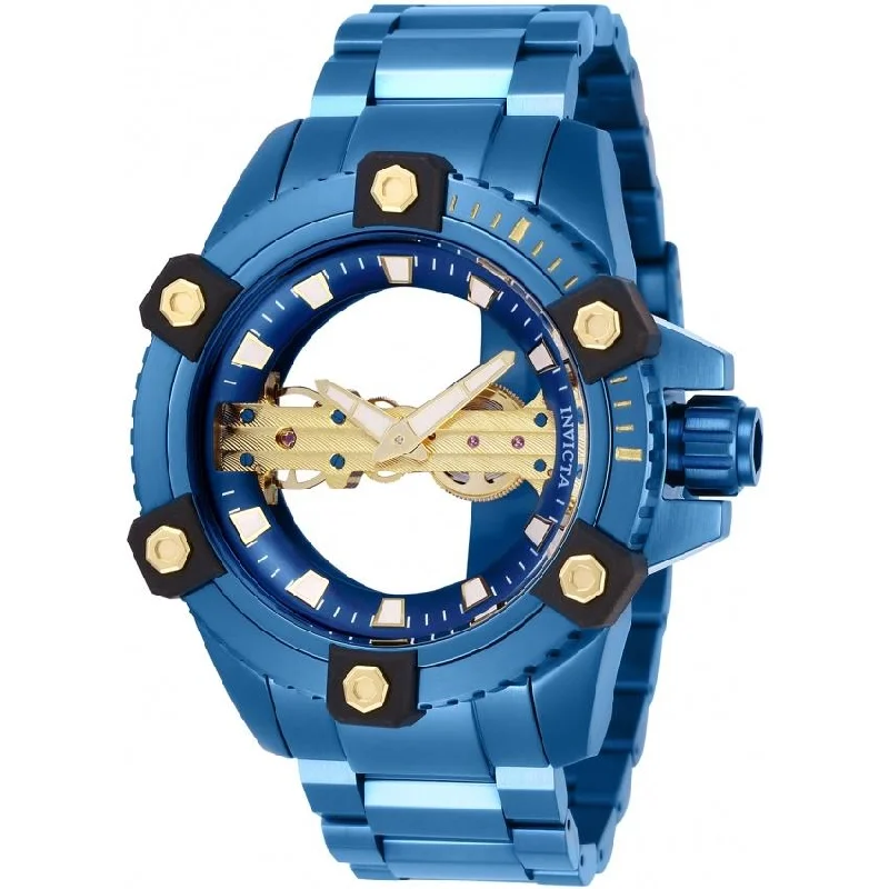 Regal diamond watches-Invicta Men's 27747 Pro Diver Mechanical Blue Stainless Steel Watch