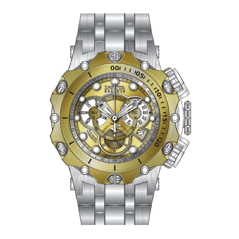 Bold analog watches-Invicta Men's 27790 Venom Stainless Steel Watch