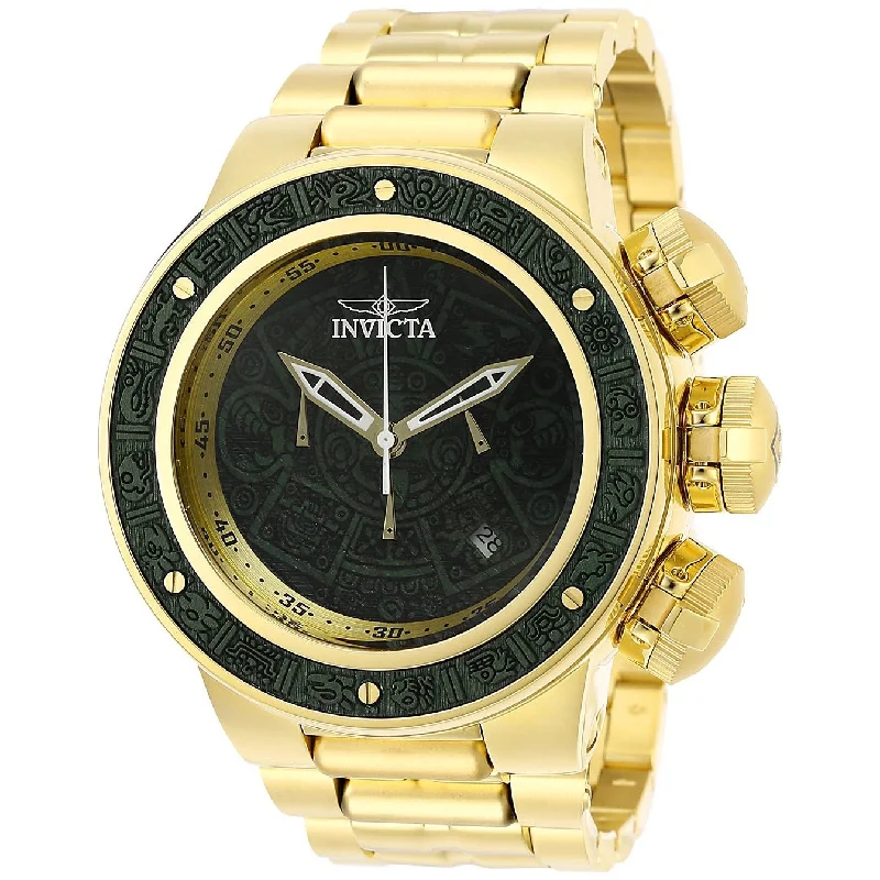 Retro strap watches-Invicta Men's 28253 Subaqua Gold-Tone Stainless Steel Watch