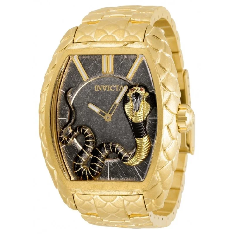 Round strap watches-Invicta Men's 28501 Venom Stainless Steel Watch