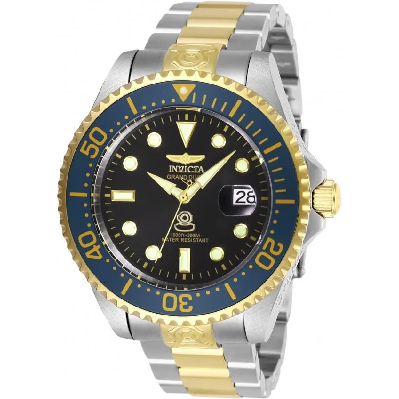 Retro strap watches-Invicta Men's 28684 Pro Diver Automatic Gold-Tone and Silver Stainless Steel Watch