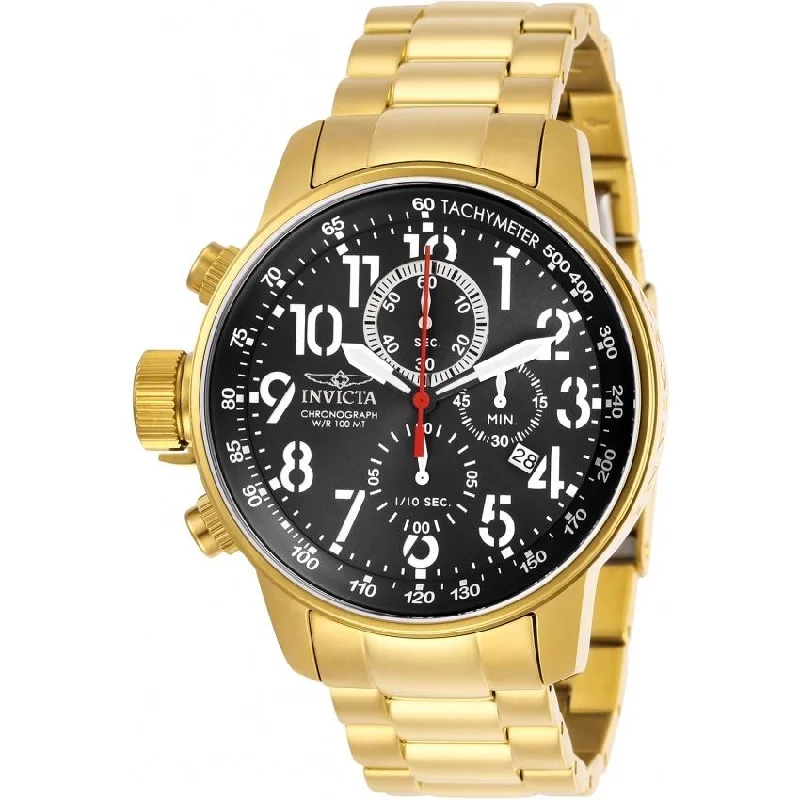 Fine bracelet watches-Invicta Men's 28745 I-Force Invicta Connection Gold-Tone Stainless Steel Watch