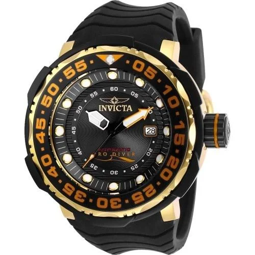 Worn style watches-Invicta Men's 28785 Pro Diver Automatic Black Silicone Watch