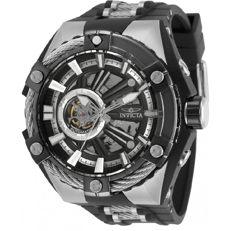 Fine bracelet watches-Invicta Men's 28864 S1 Rally Automatic Polyurethane and Stainless Steel Watch