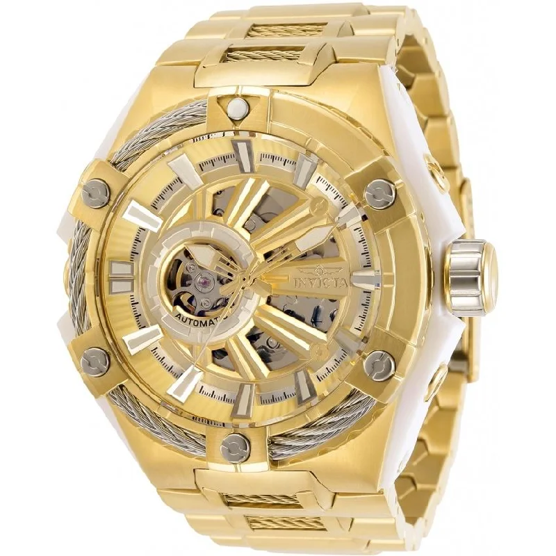 Spinel face watches-Invicta Men's 28866 S1 Rally Automatic Gold-Tone Stainless Steel Watch