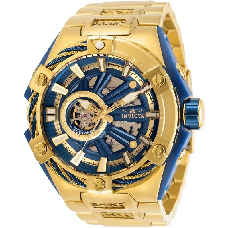 Green band watches-Invicta Men's 28867 S1 Rally Automatic Gold-Tone Stainless Steel Watch