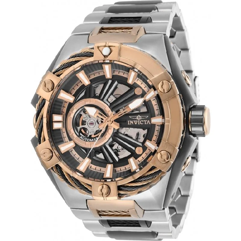 Pink gold face watches-Invicta Men's 29040 S1 Rally Automatic Stainless Steel Watch