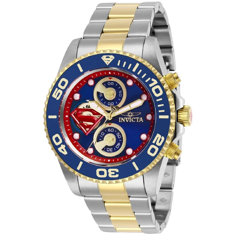 Fine bracelet watches-Invicta Men's 29063 DC Comics Superman Stainless Steel Watch