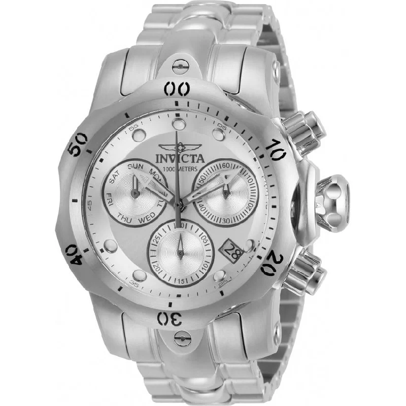 Worn style watches-Invicta Men's 29625 Venom Venom Stainless Steel Watch