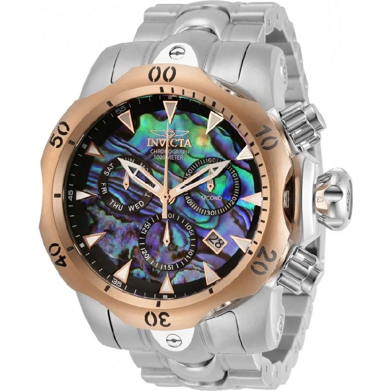 Bold analog watches-Invicta Men's 29647 Venom Venom Stainless Steel Watch