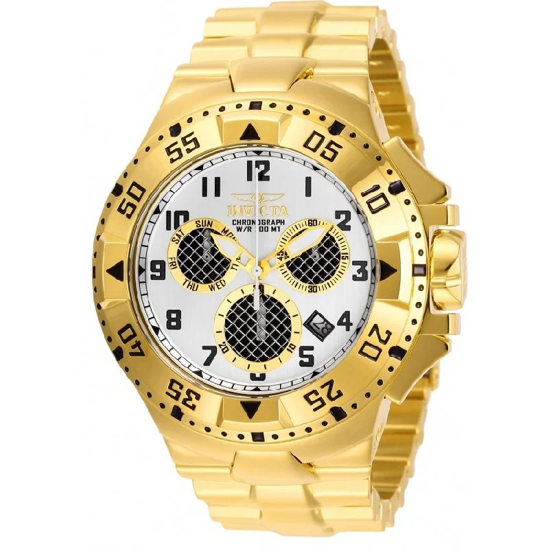 High gloss watches-Invicta Men's 29721 Excursion Gold-Tone Stainless Steel Watch