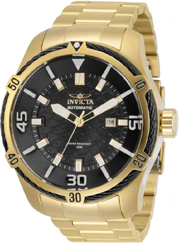 Fine bracelet watches-Invicta Men's 29809 Bolt Automatic Gold-Tone Silver Watch