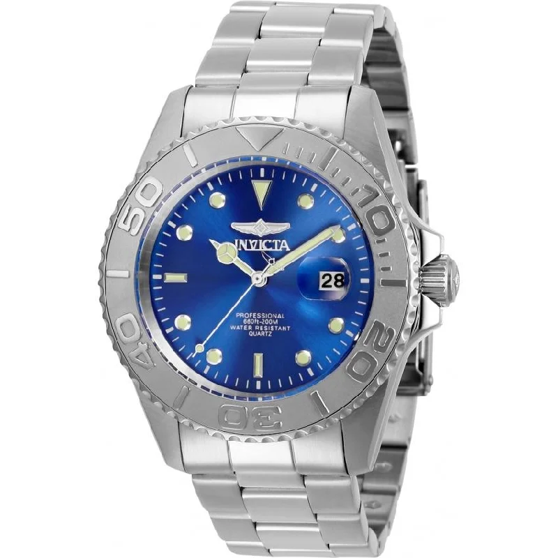 Shiny silver watches-Invicta Men's 29945 Pro Diver Stainless Steel Watch