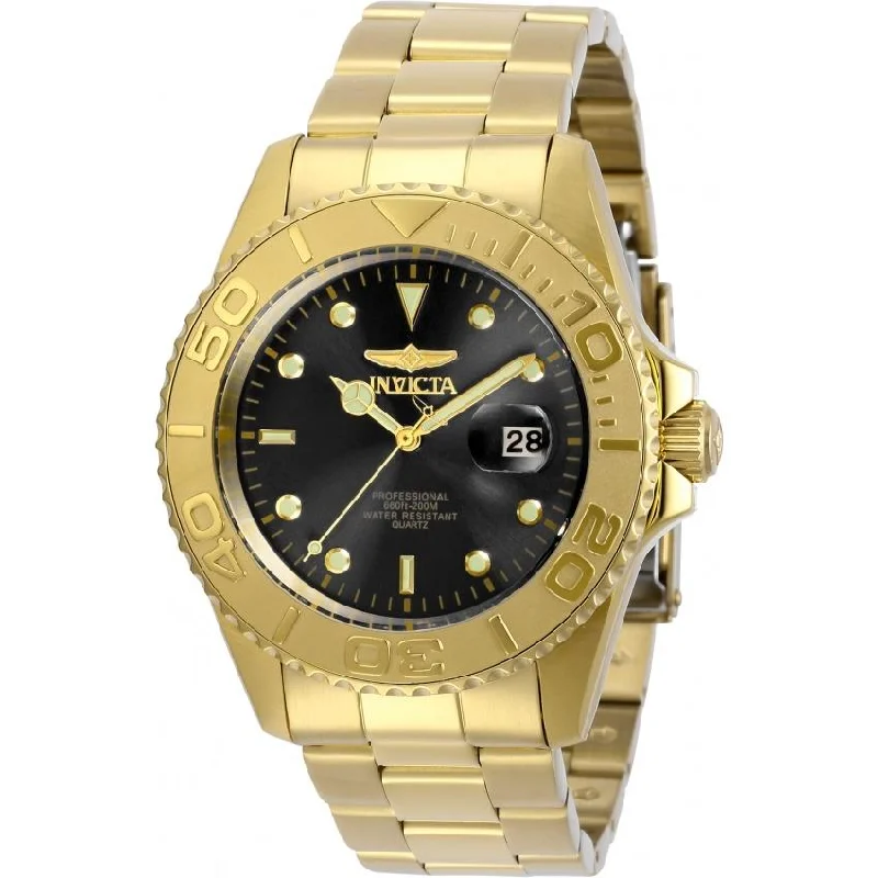 Pink gold face watches-Invicta Men's 29946 Pro Diver Stainless Steel Watch