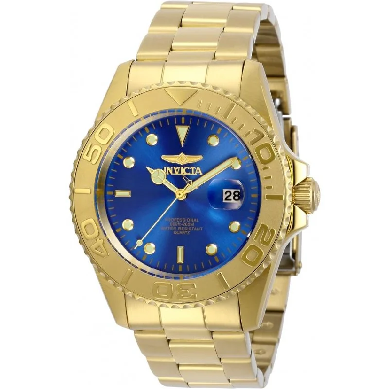 Retro strap watches-Invicta Men's 29947 Pro Diver Gold-Tone Stainless Steel Watch