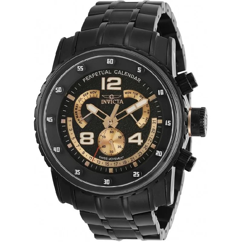 High gloss watches-Invicta Men's 29969 Pro Diver Black Stainless Steel Watch