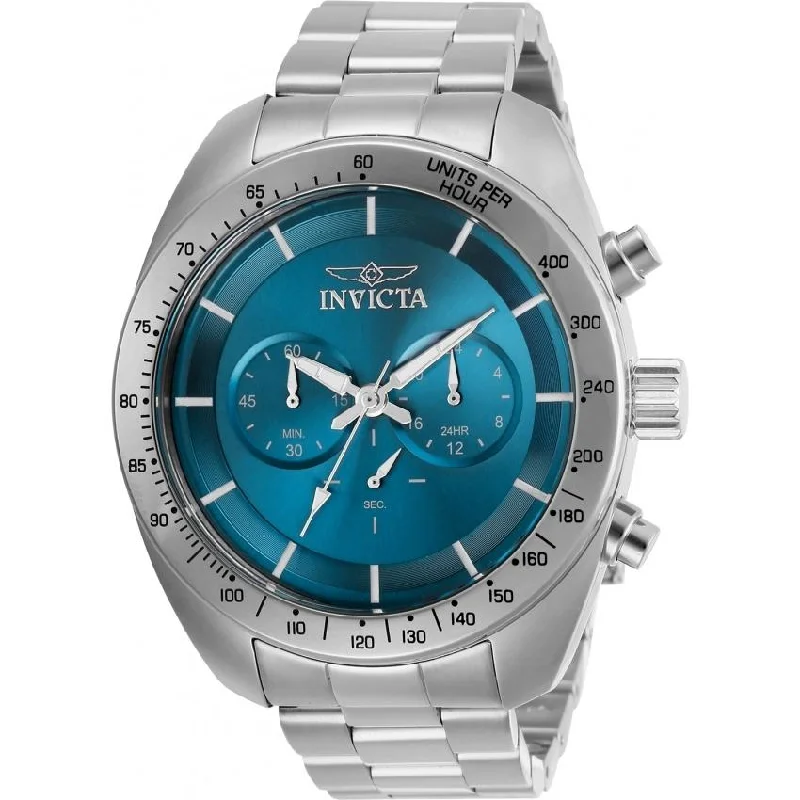 Wide band watches-Invicta Men's 30034 Speedway Stainless Steel Watch