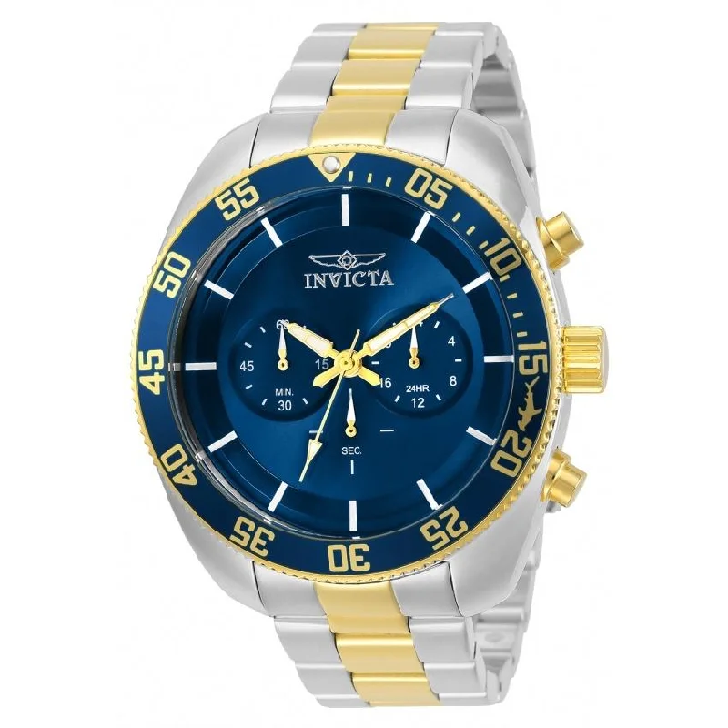 Cedar wood watches-Invicta Men's 30056 Pro Diver Gold-Tone and Stainless Steel Stainless Steel Watch