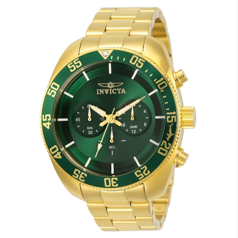 Lustrous gold watches-Invicta Men's 30061 Pro Diver Gold-Tone Stainless Steel Watch