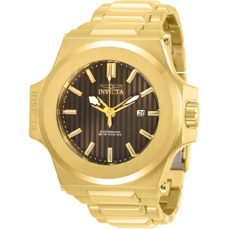 Worn style watches-Invicta Men's 30134 Akula Automatic Gold-Tone Stainless Steel Watch