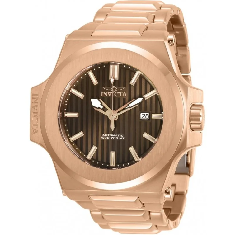 Lustrous gold watches-Invicta Men's 30193 Akula Automatic Rose-Tone Stainless Steel Watch