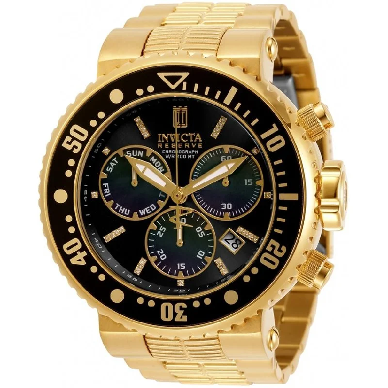 Fine bracelet watches-Invicta Men's 30214 Jason Taylor Gold-Tone Stainless Steel Watch