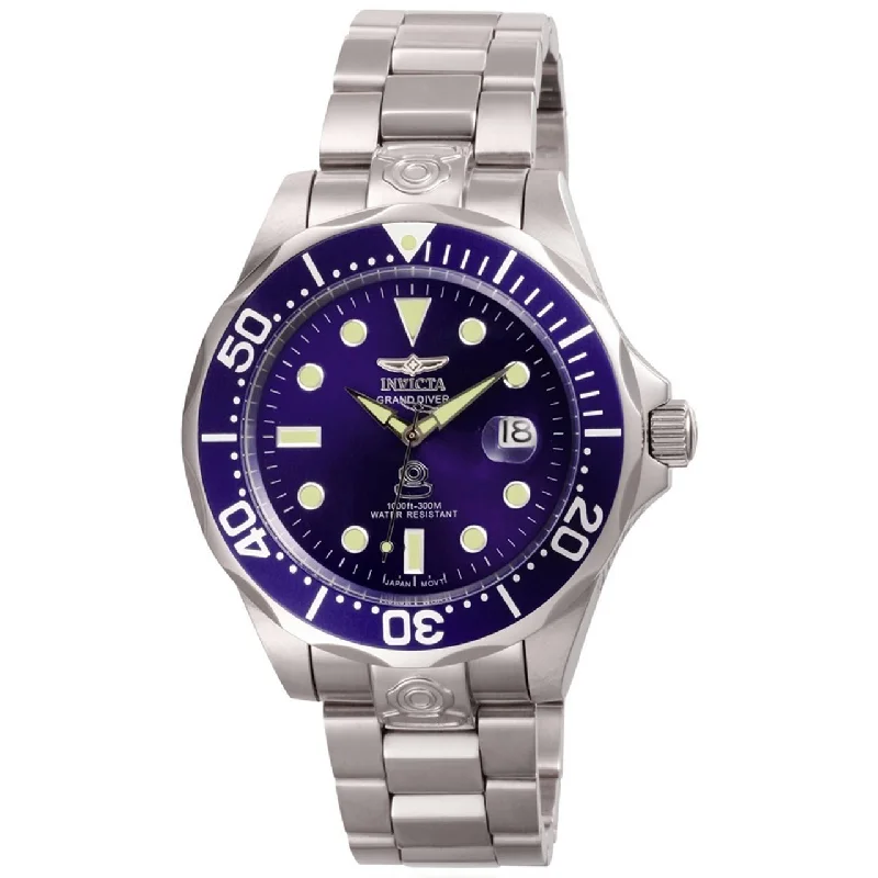 Shiny silver watches-Invicta Men's 3045 Pro Diver Automatic Stainless Steel Watch